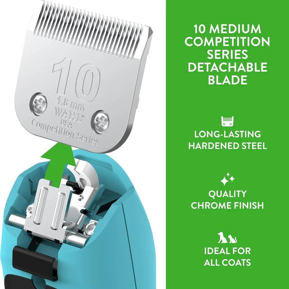 Wahl Professional Animal #10 Medium Competition Series Detachable Blade NEW